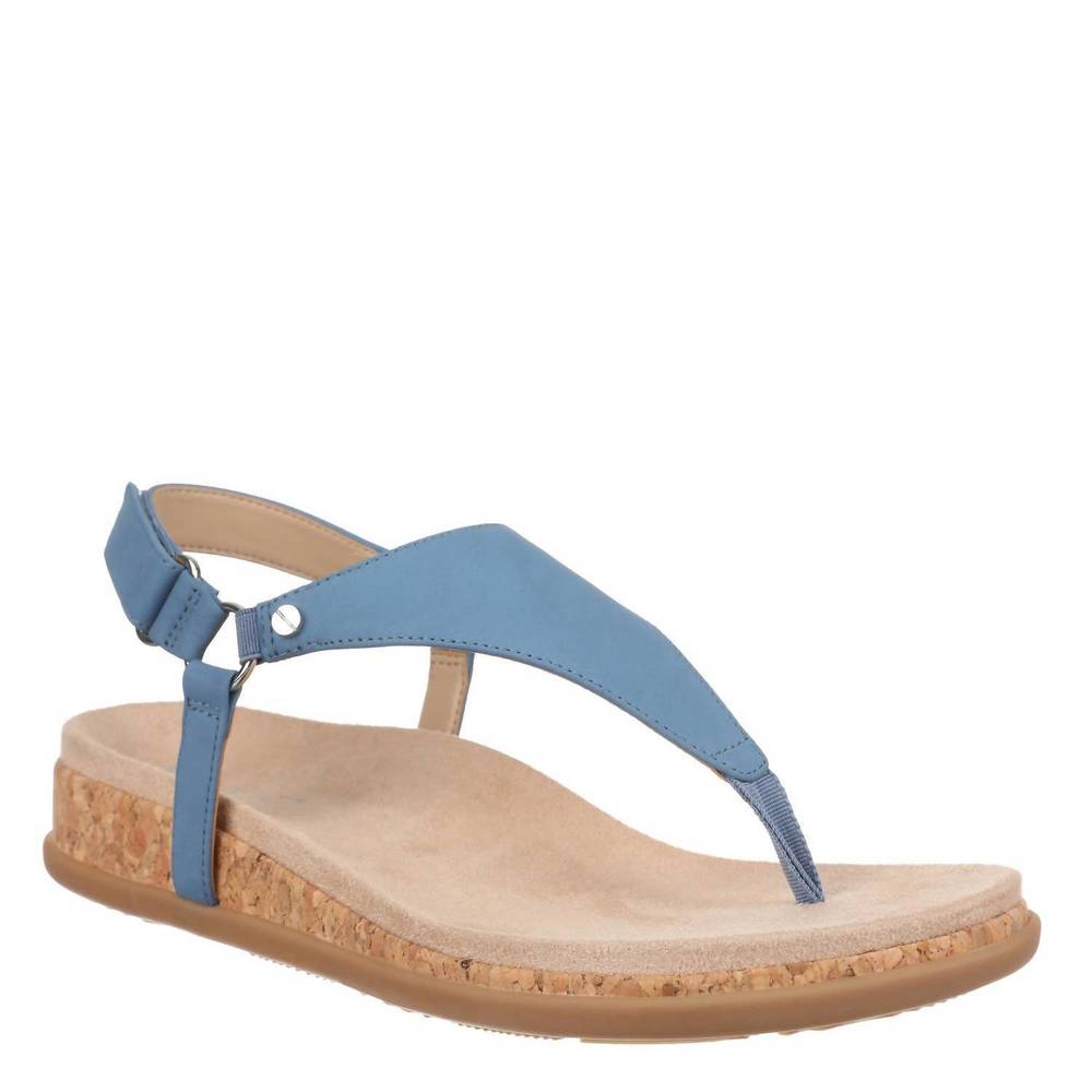NEW VIONIC women's kirra toe post walking sandal in blue